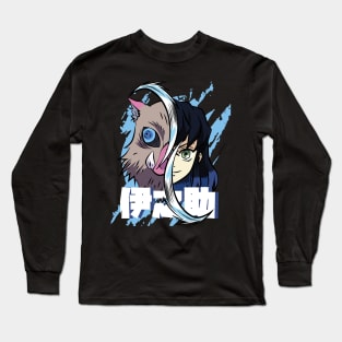 DEMON SLAYER 2: INOSUKE HALF HUMAN HALF PIG Long Sleeve T-Shirt